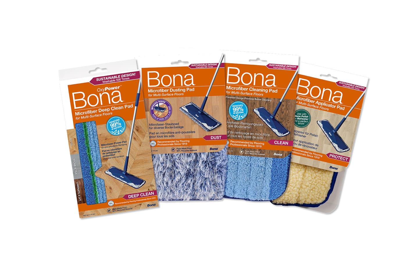 Mop - Bona Microfibre Mop Pads - Accessories Melbourne